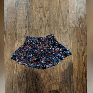 Hollister Floral High Waisted Shorts